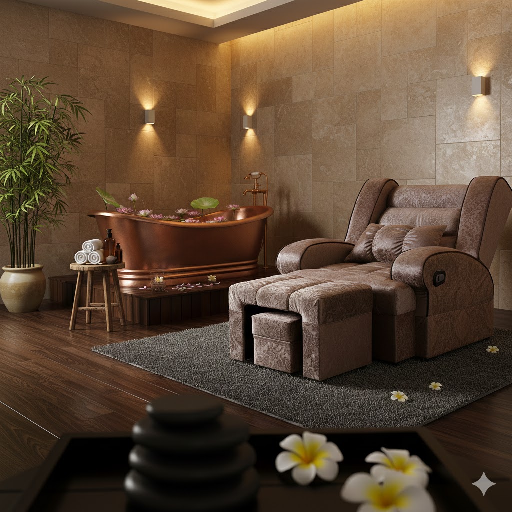 Giường Massage Foot Nâng Cơ Thủy Lực FM-37